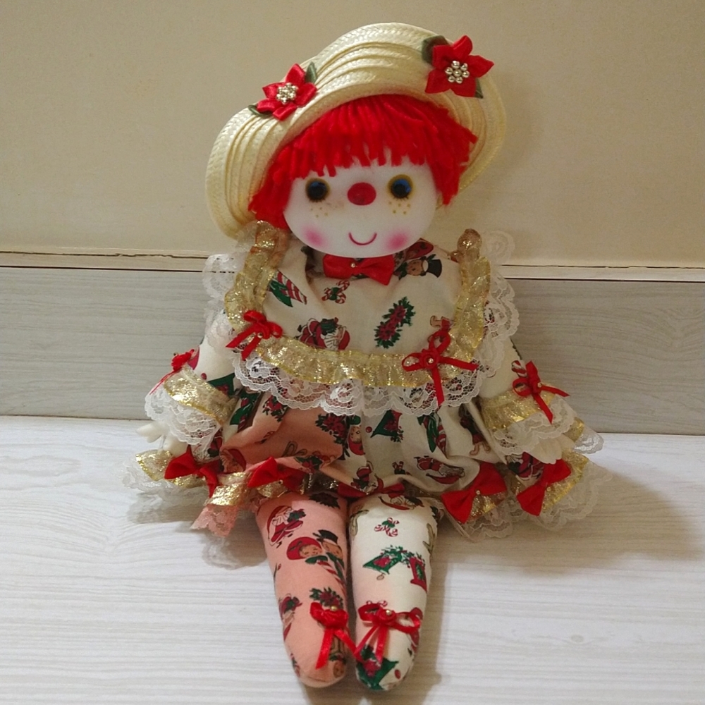 Vintage 1980's Ice Cream Christmas Doll